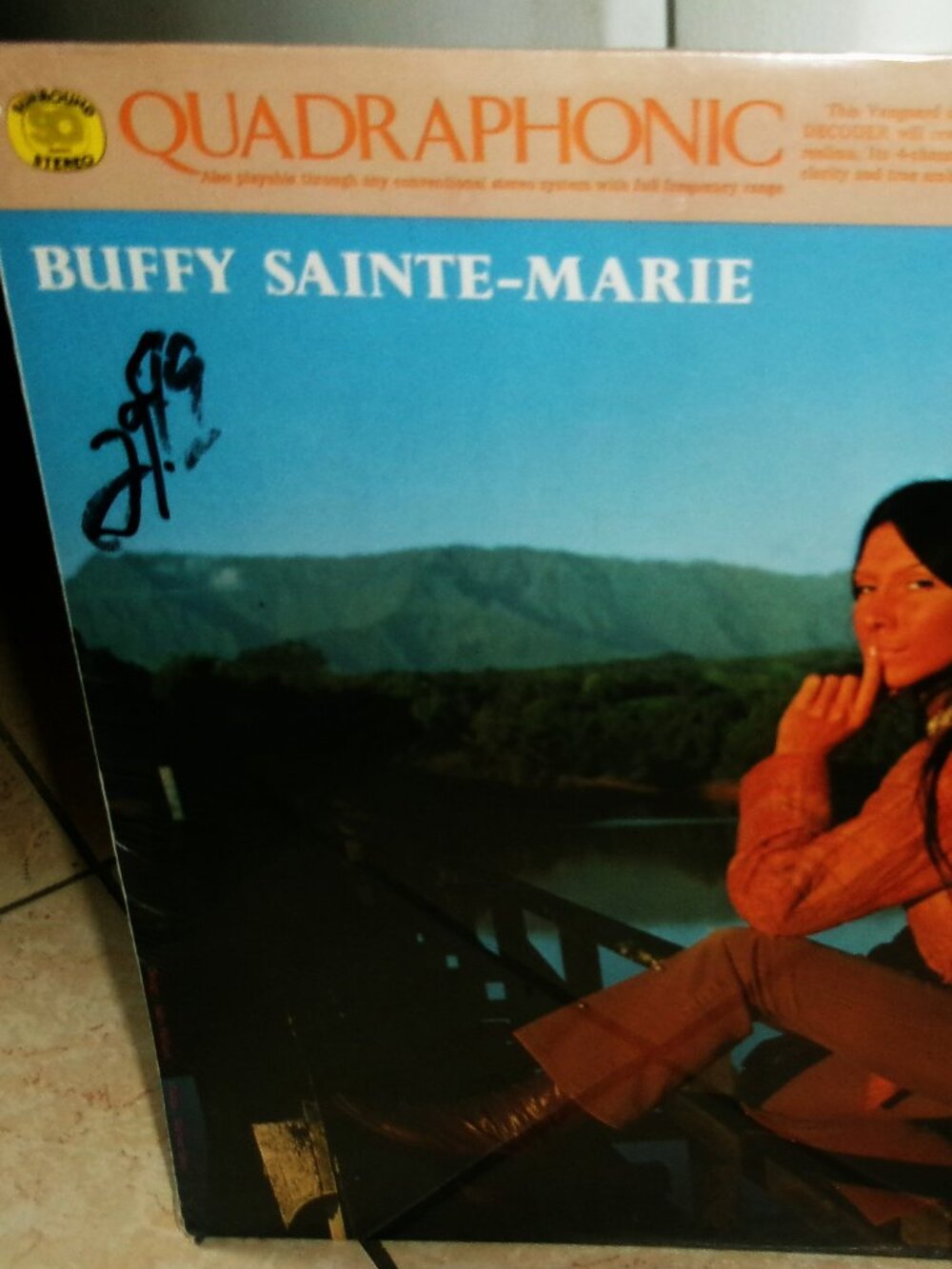 buffy saint marie quiet places sealed 1973 quadrophonic lp - hippie folk rock